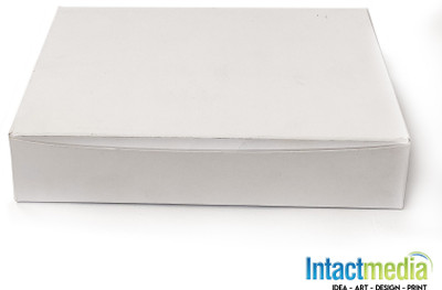 Intact Media Cake Box Cardboard Packaging Box(Pack of 10 White)
