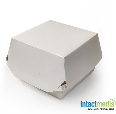 Intact Media Corrugated Paper Packaging Box(Pack of 5 White)