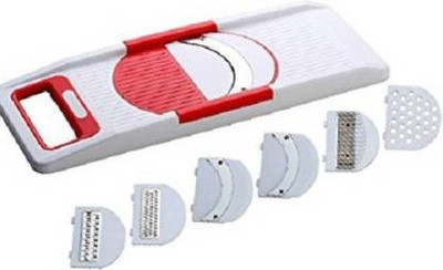 HomeSign 6 in 1 Vegetables and Fruit Slicer Multipurpose Grater Chopper for Home Kitchen Potato Slicer Maker Plastic Cutter Machine Vegetable & Fruit Grater & Slicer Vegetable & Fruit Grater & Slicer(1 ( 6 IN 1 Vegetable & Fruit Slicer ))