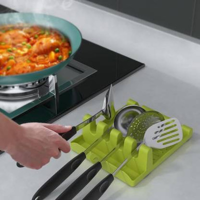 Ingeniero Empty Cutlery Holder Case(3 Spatula Holder / Stand C  Holds 3 Pieces)