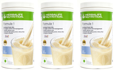 Herbalife Nutrition Formula 1 Nutritional Kulfi Flavor Combo Pack Of 3 For Weight Loss(3 x 0.5 L)