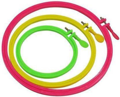 manrish MRH-02 Embroidery Hoop(Pack of 3)