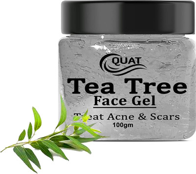 QUAT Tea Tree Gel - 100 g - Treating Irritated Skin and Clearing Impurities and Blemishes - Paraben and Cruelty Free(100 g)