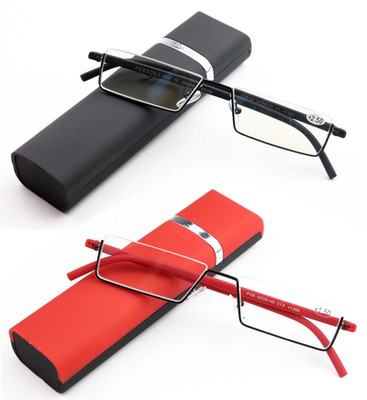 Augen Half Rim (+3.50) Rectangle Reading Glasses(52 mm)
