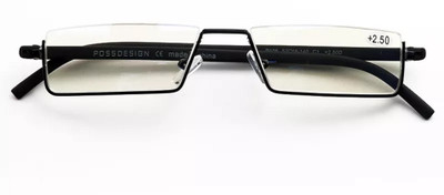 Augen Half Rim (+1.50) Rectangle Reading Glasses(50 mm)