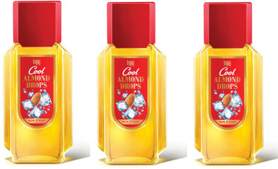 BAJAJ Cool Almond Drops (190ml x 3), Pack of 3 Hair Oil(540 ml)
