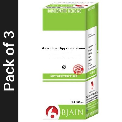 Bjain Aesculus Hippocastanum Q Mother Tincture(3 x 100 ml)