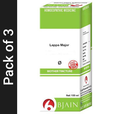 Bjain Lappa Major Q Mother Tincture(3 x 100 ml)