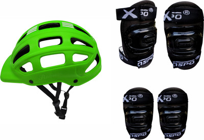 Jaspo SX3. PROTECTIVE SET GREEN Skating Kit