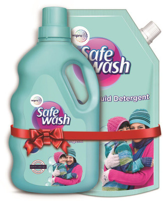 SafeWash Liquid Detergent 1 kg + 1 kg Multi-Fragrance Liquid Detergent(2 kg)