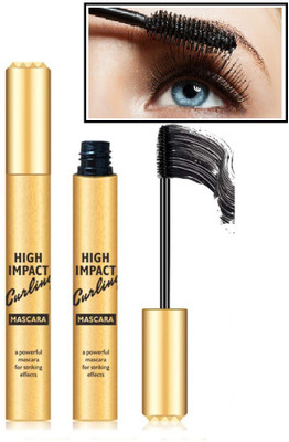 YAWI Professional Curling & Volume Black Make up Waterproof Mascara 10 ml(BLACK)