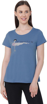 SOIE Women Nightshirts(Blue)