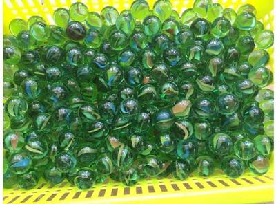 BBS DEAL Glass Marbles/kanche for Kids Marble Games/DIY and Christmas Home Decoration (Pack of 40) (Multicolor)