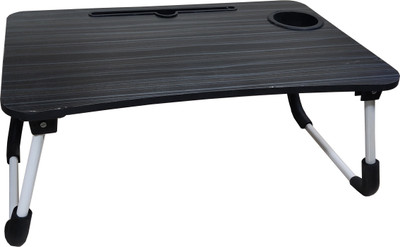 OANGO WOODEN LAPTOP TABLE Wood Portable Laptop Table  (Finish Color – BLACK, Pre Assembled) For Rs. 220 @ 90 %