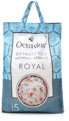 Octavius Royal Aromatic and Flavourful Everyday Use Basmati Rice (Medium Grain, Steam)(5 kg)