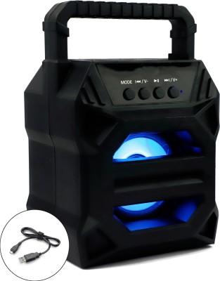 kluzie 100% BEST QUALITY LZ-3102|3D sound |Splashproof |Water resistant|Rock Beat Blast Stereo sound quality|Portable & Wireless | mini Home theatre | led Light & Carry Handle-Travel Speaker 5 W Bluetooth Speaker(Black, Stereo Channel)