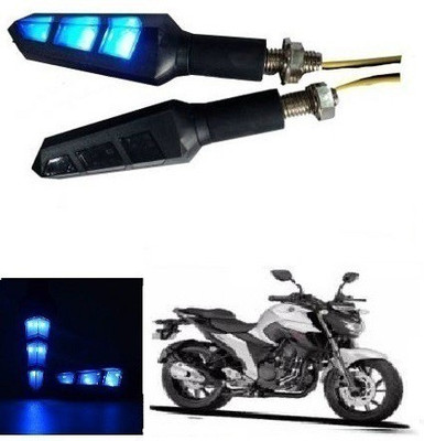 QUIRKY ZONE Front, Rear LED Indicator Light for Yamaha Universal For Bike(Blue)