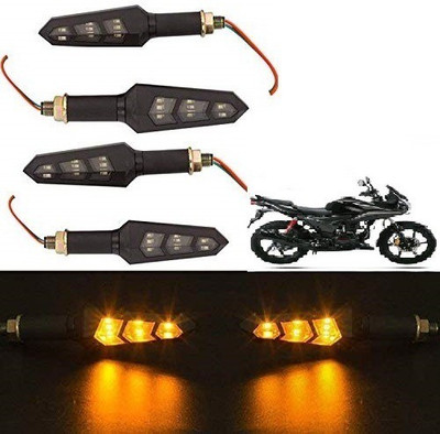 QUIRKY ZONE Front, Rear LED Indicator Light for Honda CBF Stunner(Yellow)