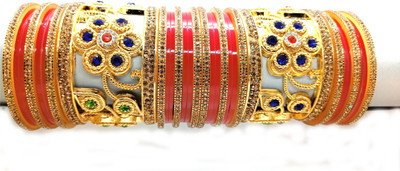 Soniaa Creation Plastic Gold-plated Chudas(Pack of 30)