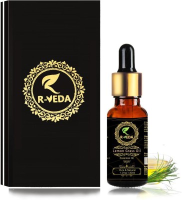 R-VEDA Lemon Grass Essential Oil Pure & Natural Therapeutic Grade 30ML (Pure Aroma fragrance, Diffuser, Cosmetics, Skin Care & Hair care & Home remedies)(30 ml)