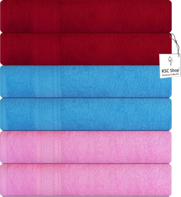 KSC Shop Cotton 500 GSM Hand Towel Set(Pack of 6)