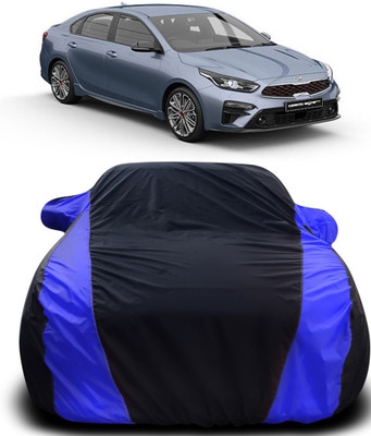 ProRox Car Cover For Kia Cerato (With Mirror Pockets)(Black, Blue)