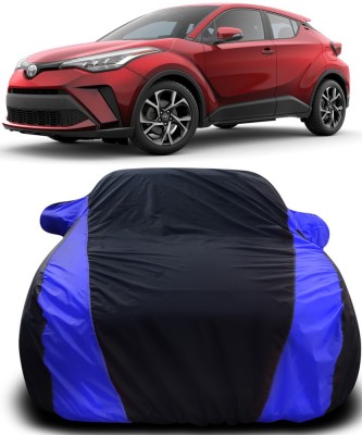 Gavya Car Cover For Toyota C-HR (With Mirror Pockets)(Black, Blue)