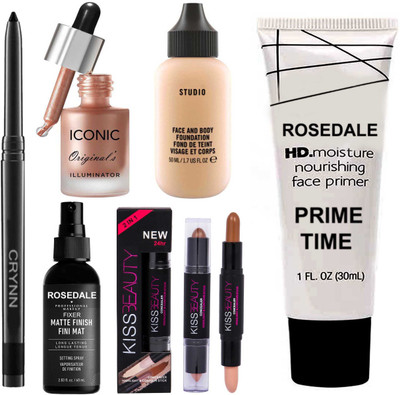 Crynn Smudge Proof Waterproof Kajal(6 Items in the set)