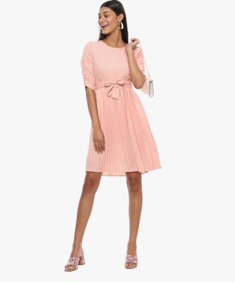 CAMPUS SUTRA Women A-line Pink Dress