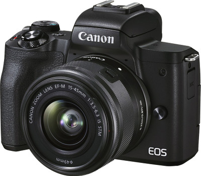 Canon EOS M50 Mark II Mirrorless Camera EF-M15-45mm 1;3.5-6.3 IS STM 1N(Black)