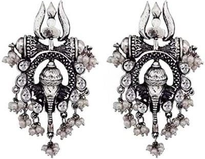 Molika Ganesh earrings Beads Alloy Earring Set Alloy Jhumki Earring