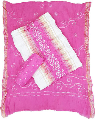 M S BANDHANI Cotton Silk Printed Salwar Suit Material