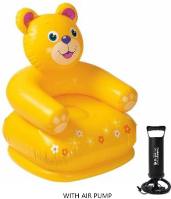 ECOM BHARAT BN9 Inflatable Sofa/ Chair, Inflatable Toy Pump(Yellow)
