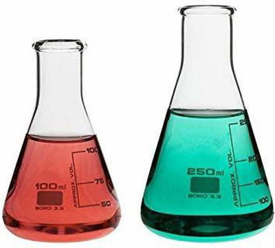 Spylx Erlenmeyer Flask(250 ml, Pack of 2)