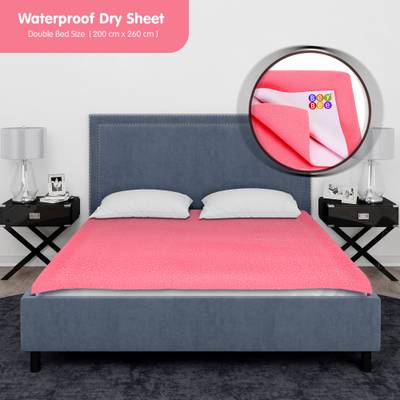 BeyBee Fast and Easy Dry Sheet Quick Original Baby Dry Sheet Double Bed