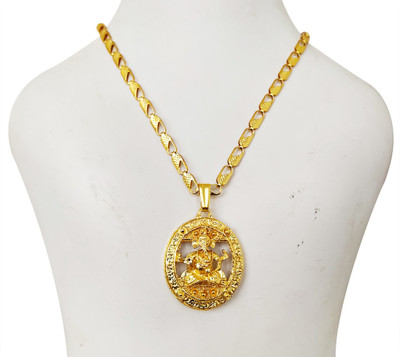 Duepio Gold-plated Alloy Pendant