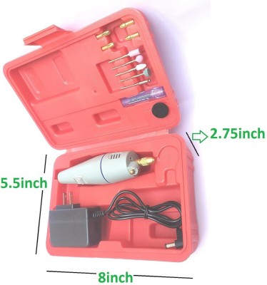 Qualigen High Quality 12 V Electric Pcb mini drill rotary tool kit set Mini Woodworking Polished Grinding Tools Jade Electric Engraving Machine Root Carving mini Electric Drill Dreamel tool kit set Rotary Bit Set Rotary Tool(3 mm)