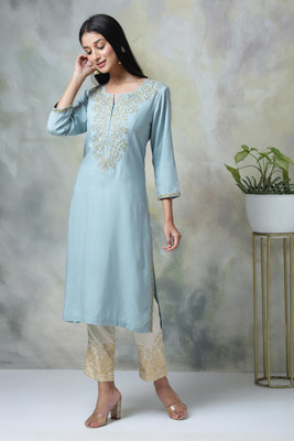 BIBA Women Kurta Pant Set