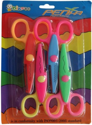 Penha Fancy Scissors(Set of 6, Multicolor)