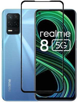 AARERED Edge To Edge Tempered Glass for REALME 8 5G(Pack of 1)