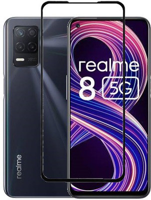 AARERED Edge To Edge Tempered Glass for REALME 8 5G(Pack of 1)