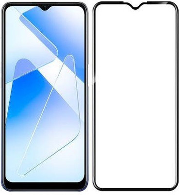 Caseline Edge To Edge Tempered Glass for OPPO A53S(Pack of 1)