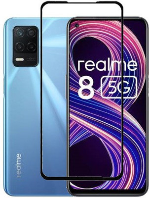 ECMERED Edge To Edge Tempered Glass for REALME 8 5G(Pack of 1)