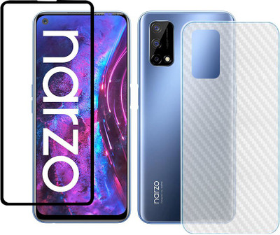 ASMANTIC Front and Back Tempered Glass for Realme Narzo 30 PRO(Pack of 2)