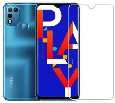 Caseline Tempered Glass Guard for Infinix Hot 10 Play(Pack of 1)