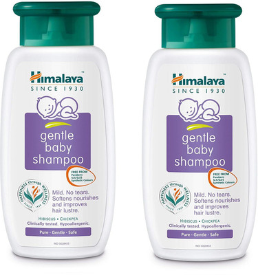 HIMALAYA Gentle Baby shampoo Safe , Researched COMBO PACK OF 2 200 X 2 = 400ML(400 ml)