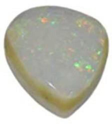 hoseki Natural Certified Opal Pebble 6.7ct Regular Angular Crystal Pebbles(White 1 Pieces)