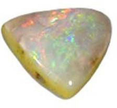 hoseki Natural Certified Opal Pebble 5.4ct Regular Angular Crystal Pebbles(White 1 Pieces)