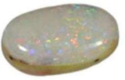 hoseki Natural Certified Opal Pebble 3.4ct Regular Round Crystal Pebbles(White 1 Pieces)