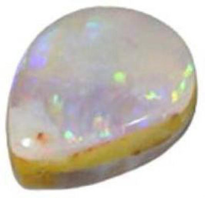 hoseki Natural Certified Opal Pebble 4.7ct Regular Angular Crystal Pebbles(White 1 Pieces)